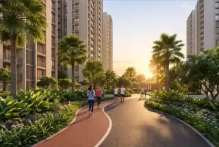 Jogging Track at Lodha Hopefarm Whitefield