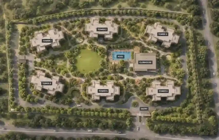 Lodha Hopefarm Whitefield master plan layout